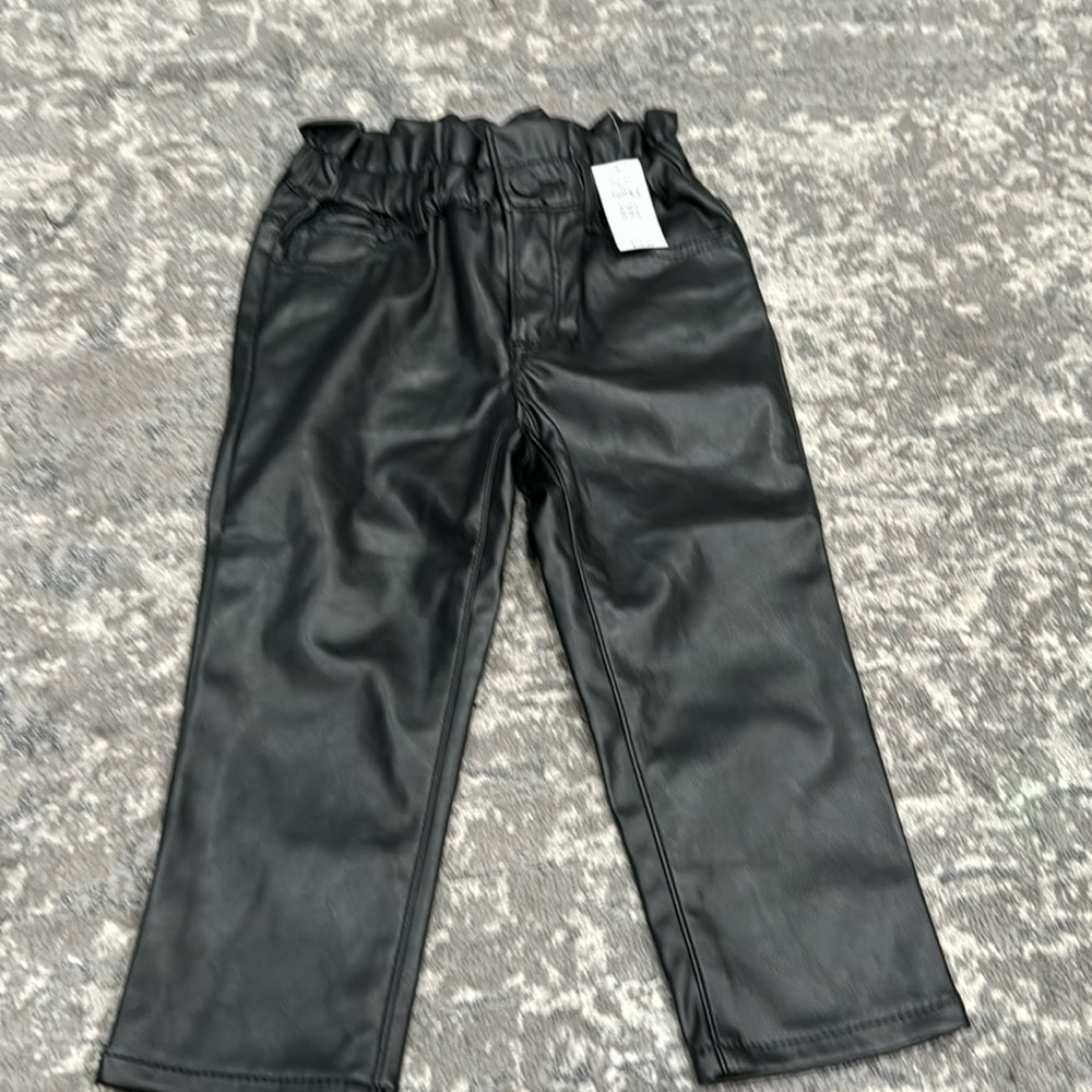 Baby Gap faux leather leggings
